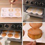 Mini Bundt Cake Pan Set - 6 Cavity Silicone