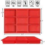 Non-Stick Silicone Mini Loaf Pan - 9 Cavity