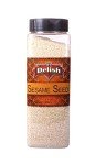 Hulled White Sesame Seeds - Premium Large Jar