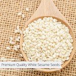 Hulled White Sesame Seeds - Premium Large Jar