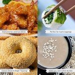 Hulled White Sesame Seeds - Premium Large Jar