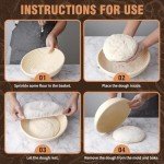 Banneton Proofing Baskets Set for Sourdough Baking