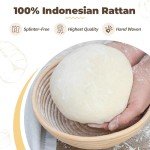 9" Banneton Proofing Basket Set with Baking Tools