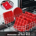 Silicone Heart Muffin Pan Set - 2 Pack