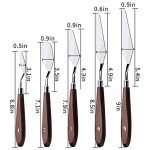 5-Piece Stainless Steel Cake Cream Spatula Set