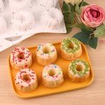 Mini Bundt Cake Pan Set - 6 Cavity Silicone