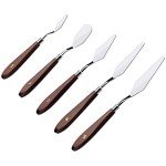 5-Piece Stainless Steel Cake Cream Spatula Set