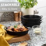Matte Black Oval Au Gratin Baking Dish Set