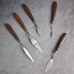 5-Piece Stainless Steel Cake Cream Spatula Set