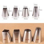 Stainless Steel Cake Decorating Piping Tips Set