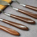 5-Piece Stainless Steel Cake Cream Spatula Set