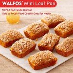 Non-Stick Silicone Mini Loaf Pan - 9 Cavity