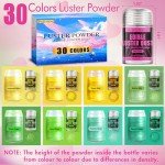 Aheroi 30-Color Edible Glitter Dust Set