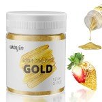 Metallic Gold Edible Glitter Paint for Baking