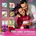 Aheroi 30-Color Edible Glitter Dust Set
