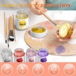 Metallic Gold Edible Glitter Paint for Baking