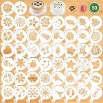 50 Pack Cake Stencils for Fun Baking Decor