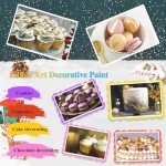 Metallic Gold Edible Glitter Paint for Baking