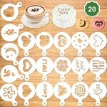 20-Pack Valentine's Day Cake Stencil Set
