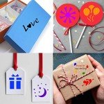 50 Pack Cake Stencils for Fun Baking Decor