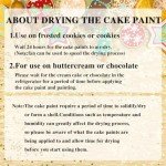 Metallic Gold Edible Glitter Paint for Baking