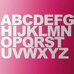 26 Alphabet Cake Stencils for DIY Baking