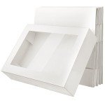 Large Window Bakery Boxes for Pastries - 10 Pack