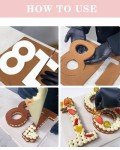 0-8 Inch Cake Stencil Set for Decorating