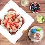 15 Sets Bakery Cake Boxes with Cake Boards 10x10