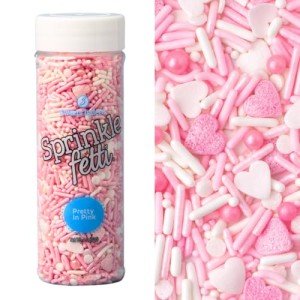 Heart-Shaped Valentine's Day Edible Sprinkle Mix