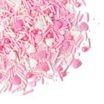Heart-Shaped Valentine's Day Edible Sprinkle Mix