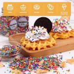 Bulk Rainbow and Confetti Sprinkles for Baking
