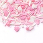 Heart-Shaped Valentine's Day Edible Sprinkle Mix