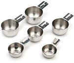 Stainless Steel Measuring Cups Set – 6 Pieces