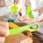 Colorful 12-Piece Measuring Cups and Spoons Set