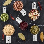 Stainless Steel Measuring Cups Set – 6 Pieces