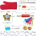 Kids Baking Set with Apron, Chef Hat, and Recipes