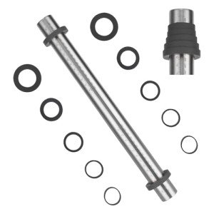 Adjustable Non-Stick Rolling Pin with Thickness Rings