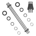 Adjustable Non-Stick Rolling Pin with Thickness Rings