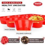 Walfos Non-Stick Silicone Muffin Pan - 12 Cups