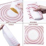 Adjustable Stainless Steel Rolling Pin & Silicone Mat Set