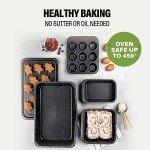 Granitestone Black 6-Piece Stackable Bakeware Set