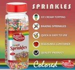 Rainbow Jimmies Sprinkles for Baking and Toppings