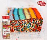 Rainbow Jimmies Sprinkles for Baking and Toppings