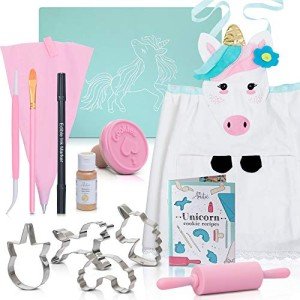 Unicorn Cookie Baking Kit for Kids - 14 Pieces