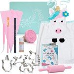 Unicorn Cookie Baking Kit for Kids - 14 Pieces