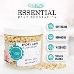 Ivory Edible Sugar Pearls for Cake Decorating