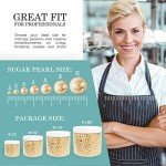 Ivory Edible Sugar Pearls for Cake Decorating