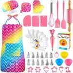 Kids Cooking and Baking Set - 54 Pieces Bundle