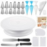 71-Piece Cake Decorating Supplies Kit with Stand